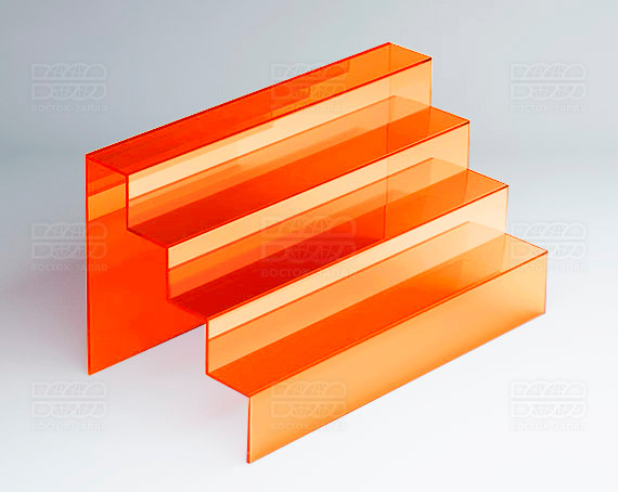 Горка универсальная 350х200х200 мм К_10_1 - фото 2, цвет - Оранжевый_ф, материал - Флуоресцентный акрил
