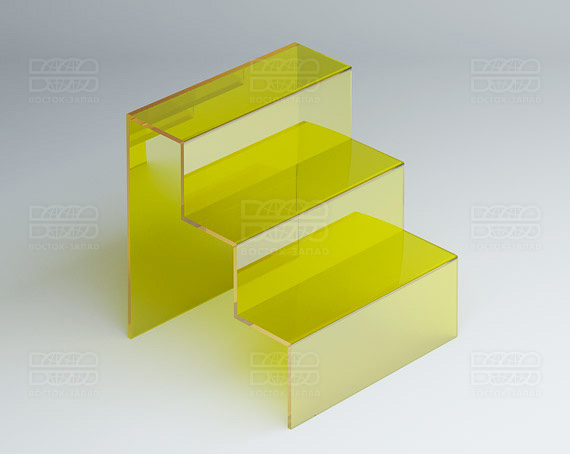 Горка универсальная 150х150х200 мм  К_10_3 - фото 3, цвет - Желтый, материал - Прозрачный акрил