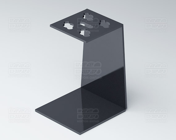 Подставка для ножниц 90х135х90 мм K_29 - фото 3, цвет - Черный, материал - Глухой акрил