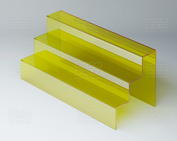 Горка универсальная 350х150х200 мм К_10_4 - фото 2, цвет - Желтый, материал - Прозрачный акрил