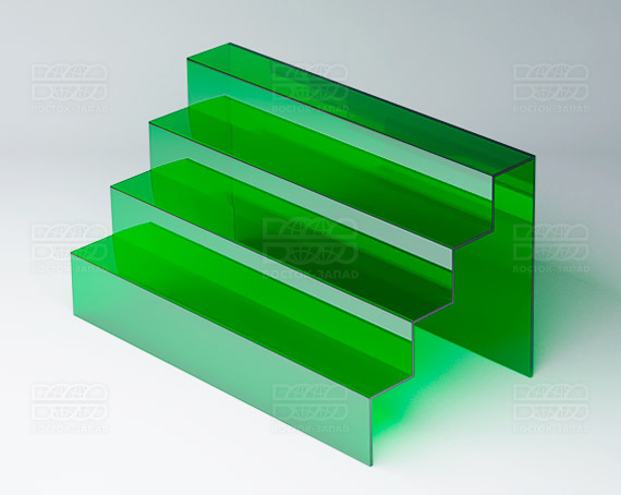 Горка универсальная 350х200х200 мм К_10_1 - фото 2, цвет - Зеленый, материал - Прозрачный акрил
