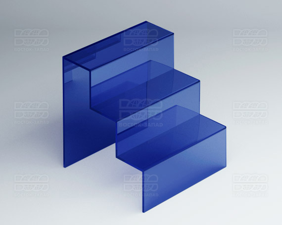 Горка универсальная 150х150х200 мм  К_10_3 - фото 3, цвет - Синий, материал - Прозрачный акрил