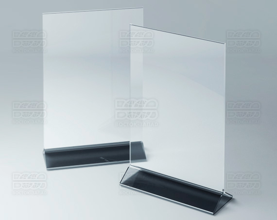 Тейбл-тент (под формат А4) K_31 - фото 3, цвет - Черный, материал - Прозрачный акрил