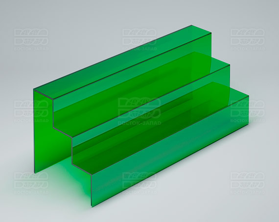 Горка универсальная 400х150х150 мм K_10_5 - фото 3, цвет - Зеленый, материал - Прозрачный акрил