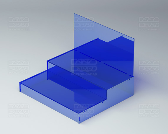 Горка универсальная 408х300х408 мм К_12 - фото 3, цвет - Синий, материал - Прозрачный акрил