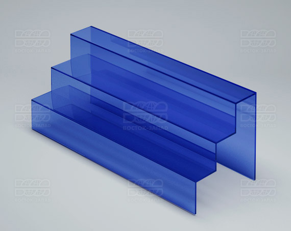 Горка универсальная 400х150х150 мм K_10_5 - фото 2, цвет - Синий, материал - Прозрачный акрил
