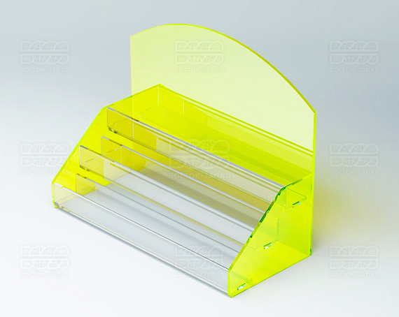 Подставка под лаки 252х200х116 мм К_15 - фото 3, цвет - Зеленый_ф, материал - Флуоресцентный акрил