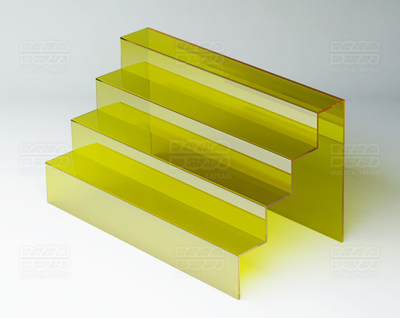 Горка универсальная 350х200х200 мм К_10_1 - фото 2, цвет - Желтый, материал - Прозрачный акрил