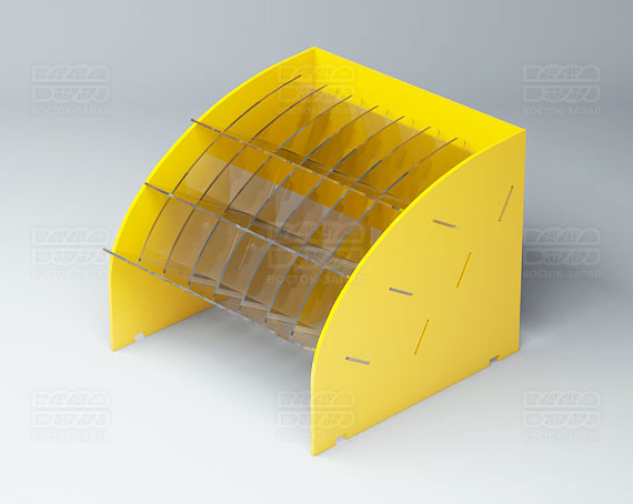 Подставка под карандаши 200х168х200 мм К_20 - фото 2, цвет - Желтый, материал - Глухой акрил