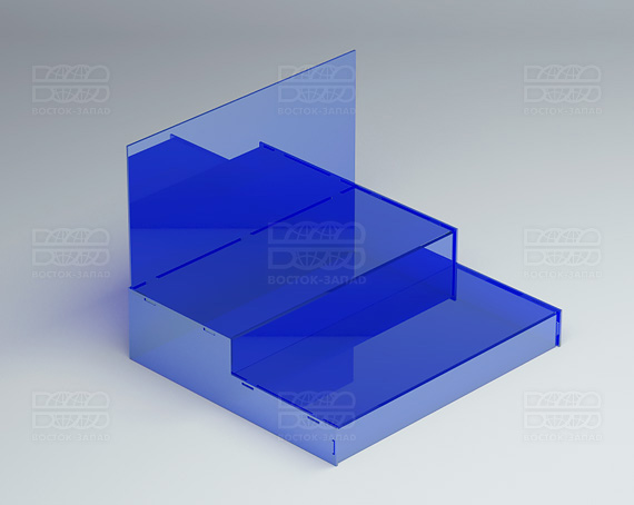 Горка универсальная 408х300х408 мм К_12 - фото 2, цвет - Синий, материал - Прозрачный акрил