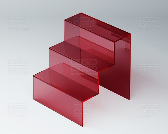 Горка универсальная 150х150х200 мм  К_10_3 - фото 2, цвет - Красный, материал - Прозрачный акрил