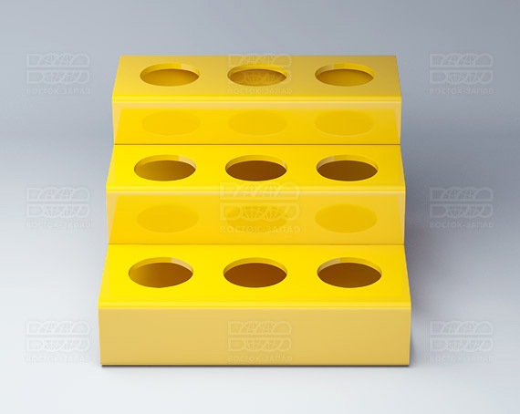 Подставка 115х138х75 мм K_26 - фото 1, цвет - Желтый, материал - Глухой акрил