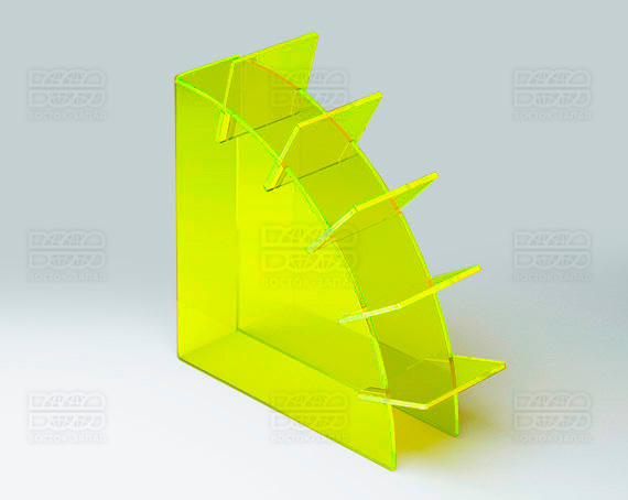 Подставка для ножниц 100х30х100 мм K_30 - фото 2, цвет - Зеленый_ф, материал - Флуоресцентный акрил