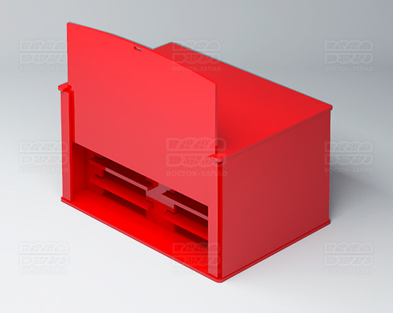 Органайзер для ресниц (10 секций) К_3 - фото 1, цвет - Красный, материал - Глухой акрил