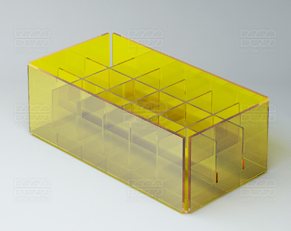 Органайзер К_2_1 - фото 2, цвет - Желтый, материал - Прозрачный акрил