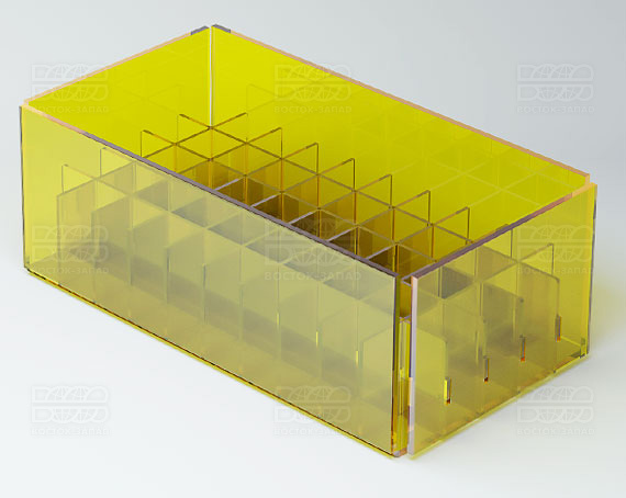 Органайзер К_2 - фото 3, цвет - Желтый, материал - Прозрачный акрил