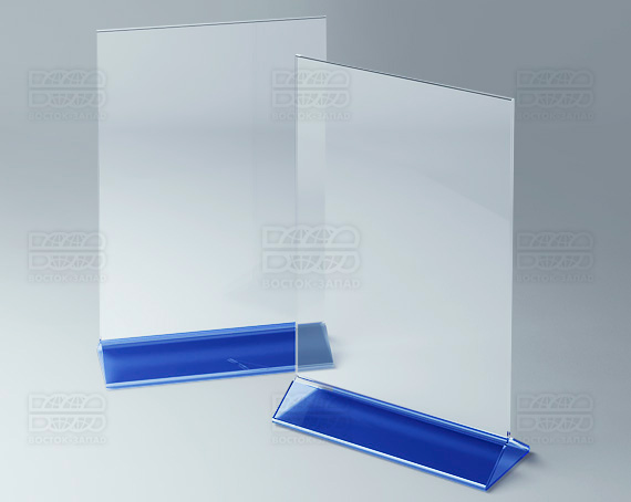 Тейбл-тент (под формат А4) K_31 - фото 3, цвет - Синий, материал - Прозрачный акрил