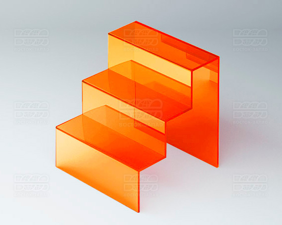 Горка универсальная 150х150х200 мм  К_10_3 - фото 3, цвет - Оранжевый_ф, материал - Флуоресцентный акрил