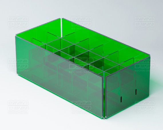 Органайзер К_2_1 - фото 2, цвет - Зеленый, материал - Прозрачный акрил