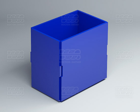 Подставка под карандаши 100х100х65 мм К_19 - фото 3, цвет - Синий, материал - Глухой акрил