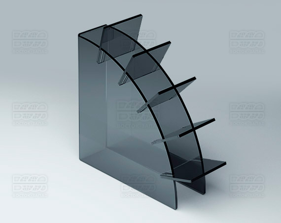 Подставка для ножниц 100х30х100 мм K_30 - фото 2, цвет - Черный, материал - Прозрачный акрил