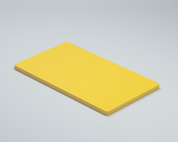Планшетка для ресниц 140х80х3 мм - из ог. Стекла 3мм K_5 - фото 2, цвет - Желтый, материал - Глухой акрил
