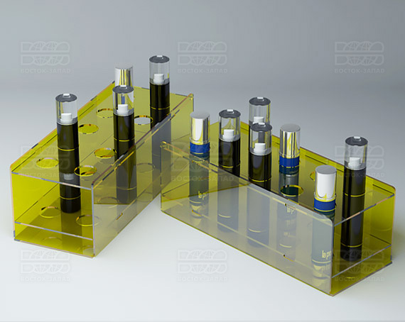 Подставка универсальная 198х70х78 мм К_24 - фото 1, цвет - Желтый, материал - Прозрачный акрил