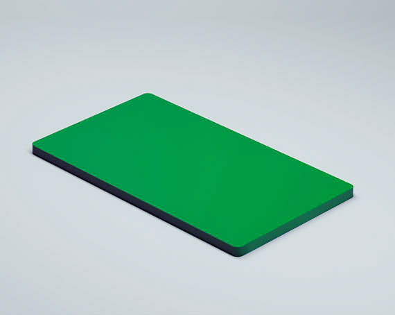 Планшетка для ресниц 140х80х3 мм - из ог. Стекла 3мм K_5 - фото 2, цвет - Зеленый, материал - Глухой акрил