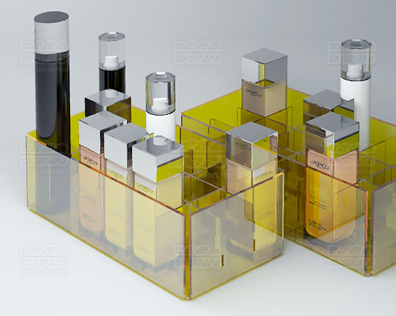 Органайзер К_2_1 - фото 1, цвет - Желтый, материал - Прозрачный акрил