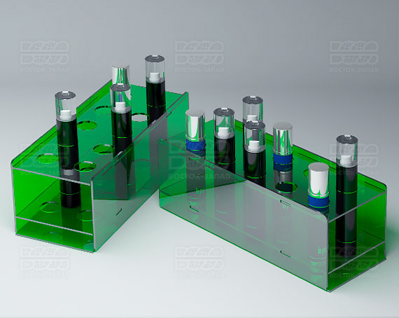 Подставка универсальная 198х70х78 мм К_24 - фото 1, цвет - Зеленый, материал - Прозрачный акрил