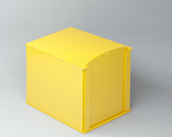 Органайзер для ресниц (5 секций) К_4 - фото 2, цвет - Желтый, материал - Глухой акрил