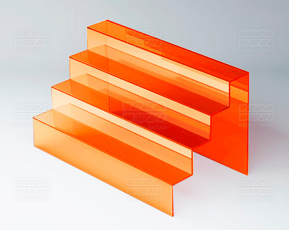 Горка универсальная 350х200х200 мм К_10_1 - фото 3, цвет - Оранжевый_ф, материал - Флуоресцентный акрил