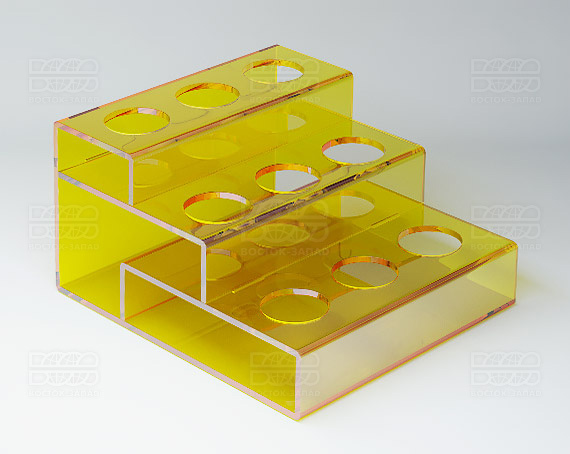 Подставка 115х138х75 мм K_26 - фото 2, цвет - Желтый, материал - Прозрачный акрил