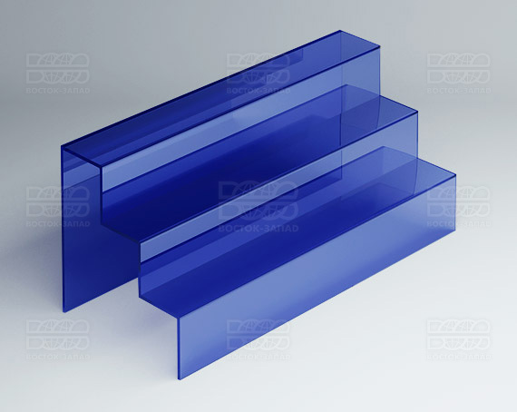 Горка универсальная 350х150х200 мм К_10_4 - фото 3, цвет - Синий, материал - Прозрачный акрил