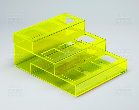 Подставка 142х174х75 мм K_25 - фото 3, цвет - Зеленый_ф, материал - Флуоресцентный акрил