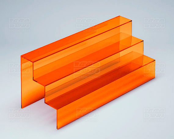 Горка универсальная 400х150х150 мм K_10_5 - фото 2, цвет - Оранжевый_ф, материал - Флуоресцентный акрил