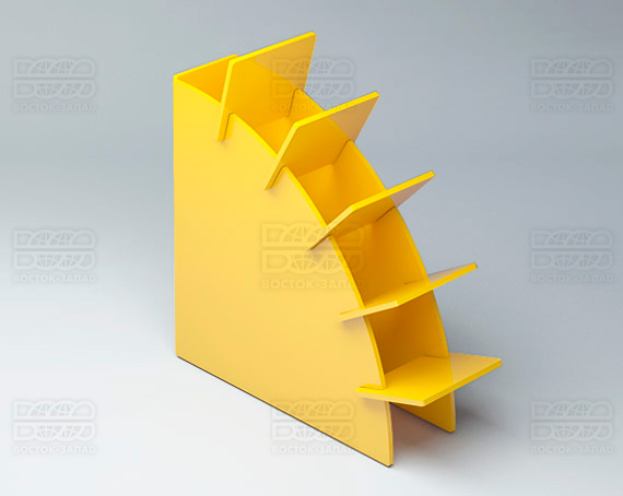 Подставка для ножниц 100х30х100 мм K_30 - фото 2, цвет - Желтый, материал - Глухой акрил