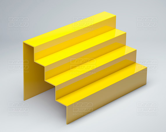 Горка универсальная 350х200х200 мм К_10_1 - фото 3, цвет - Желтый, материал - Глухой акрил