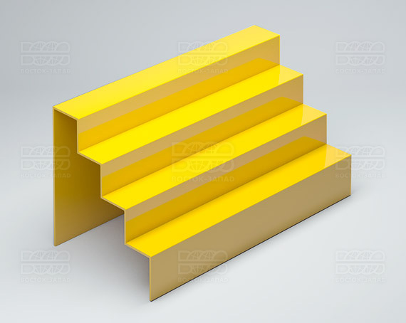 Горка универсальная 400х200х200 мм K_10_2 - фото 3, цвет - Желтый, материал - Глухой акрил
