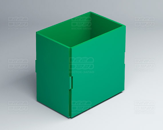 Подставка под карандаши 100х100х65 мм К_19 - фото 3, цвет - Зеленый, материал - Глухой акрил