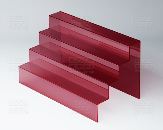 Горка универсальная 350х200х200 мм К_10_1 - фото 2, цвет - Красный, материал - Прозрачный акрил