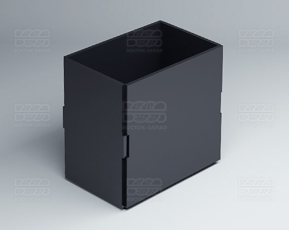 Подставка под карандаши 100х100х65 мм К_19 - фото 3, цвет - Черный, материал - Глухой акрил