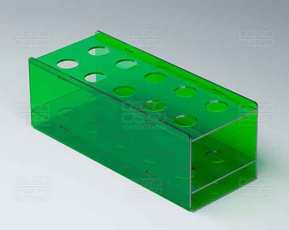 Подставка универсальная 198х70х78 мм К_24 - фото 2, цвет - Зеленый, материал - Прозрачный акрил