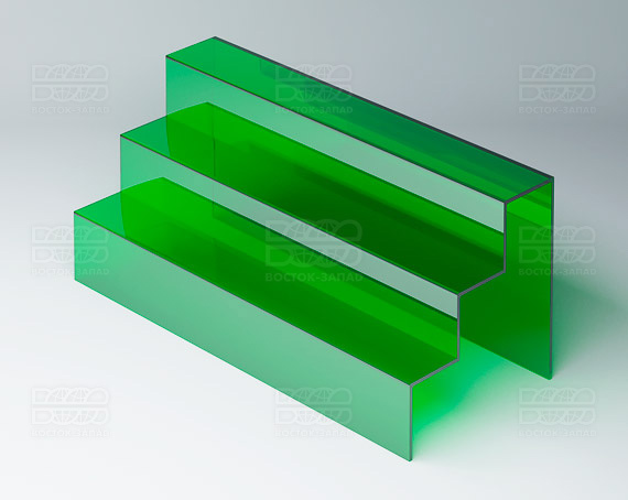 Горка универсальная 350х150х200 мм К_10_4 - фото 2, цвет - Зеленый, материал - Прозрачный акрил