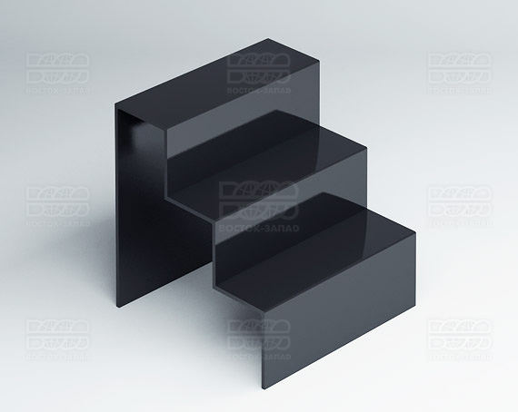 Горка универсальная 150х150х200 мм  К_10_3 - фото 3, цвет - Черный, материал - Глухой акрил