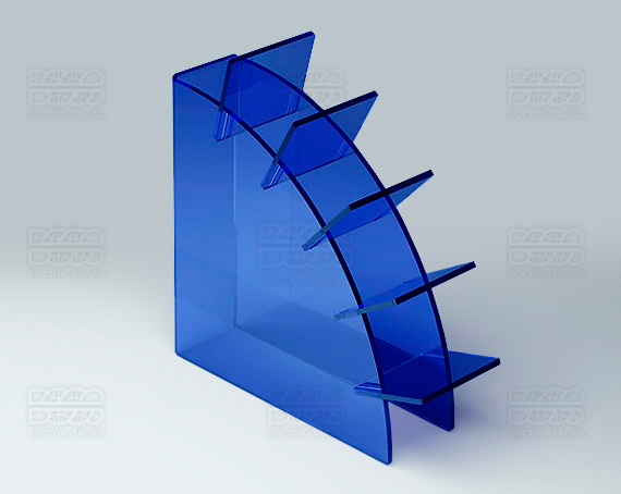 Подставка для ножниц 100х30х100 мм K_30 - фото 2, цвет - Синий, материал - Прозрачный акрил