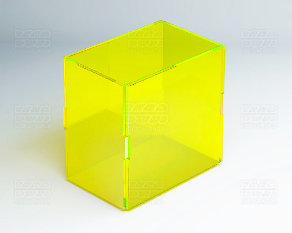 Подставка под карандаши 100х100х65 мм К_19 - фото 3, цвет - Зеленый_ф, материал - Флуоресцентный акрил