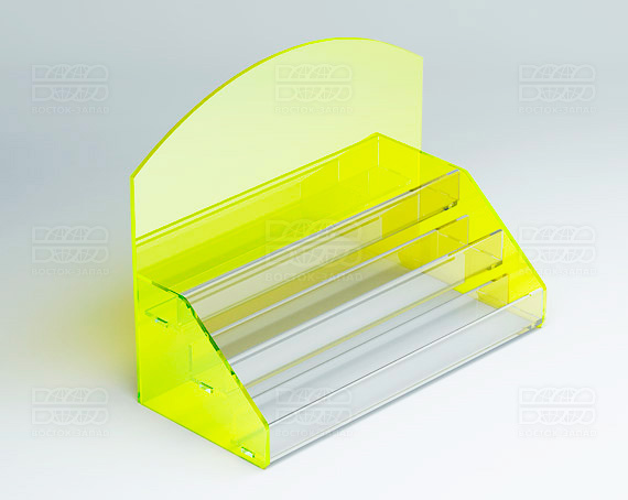 Подставка под лаки 252х200х116 мм К_15 - фото 2, цвет - Зеленый_ф, материал - Флуоресцентный акрил