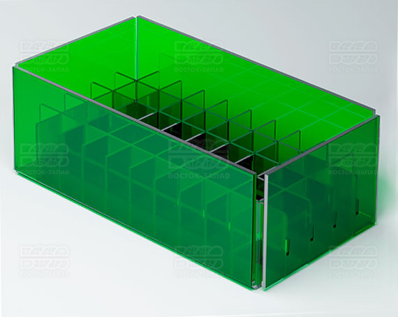 Органайзер К_2 - фото 3, цвет - Зеленый, материал - Прозрачный акрил