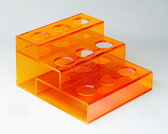 Подставка 115х138х75 мм K_26 - фото 2, цвет - Оранжевый_ф, материал - Флуоресцентный акрил